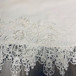 Express bachelorette dress- cream/white